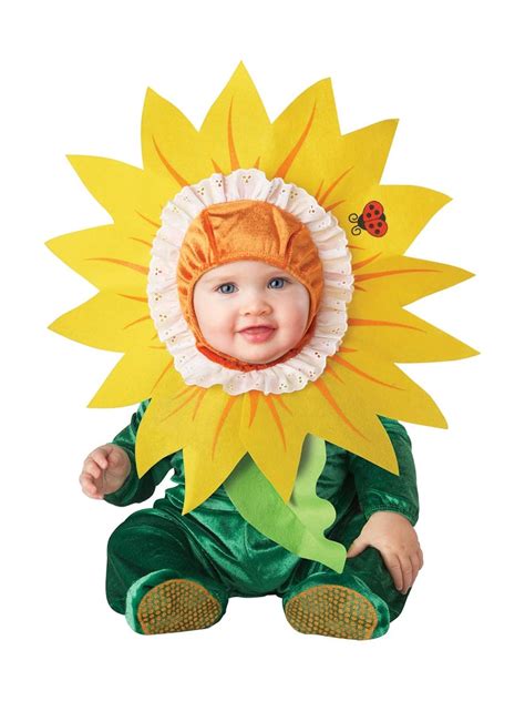 infant flower halloween costume|infant sunflower costume.